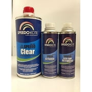 2.1 voc Extremely Fast Clear Coat, 4:1 mix Clearcoat Slow Quart Kit, SMR-100Q