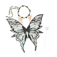 thumbnail image 1 of hada, accesorios para fotos festivales, regalo para niños, disfraz Halloween, encantador vestido elegante Negro, 1 of 8