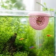thumbnail image 5 of Floating Betta Hammock & Shrimp Shelter,3D Printed Aquarium Feeding Ring and Nano Aquarium Resting Shelter for Aquatic Animals Provide Safe Resting Spot,Pink, 5 of 7