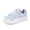 Blue, variant on Ticikt Girls Sneakers Glitter Lace up Tennis Shoes Lightweight Running Walking Shoes for Toddler/Little Kid/Big Kid,Color:Black,Size:5-5.5 Years