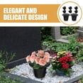 thumbnail image 4 of Gravesite Flower Holder Lotus Base Pot Small Flowerpot Decor Cemetery Decorations Stand Plastic 8 Pcs, 4 of 6