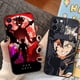 thumbnail image 4 of Funda de silicona suave con trébol negro de Anime para Apple iPhone 15, 14, 13, 12 Mini, 11, XS, XR, X, 8, 7 Pro Max Plus, 4 of 5