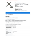 thumbnail image 2 of Front Left Window Regulator - Compatible with 1977 - 1978 Dodge W200, 2 of 2