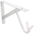 thumbnail image 1 of Soporte para Estante y Barra Stone Harbor Hardware con Caída de 7.5 cm Blanco, 1 of 1