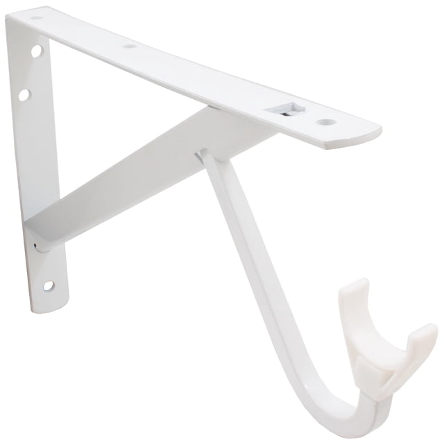 Soporte para Estante y Barra Stone Harbor Hardware con Caída de 7.5 cm Blanco