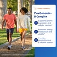 thumbnail image 4 of Pure Encapsulations PureGenomics B-Complex - Broad Spectrum B Vitamin Support for Genetic Expression, Cellular Function, Hormone Production & Energy Metabolism* - With Vitamin B12 & B6 - 120 Capsules, 4 of 9