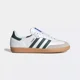 thumbnail image 1 of Adi-das Samba OG Shoes Original Sneakers Cloud White/Green IE3437 US 4-12, 1 of 6
