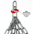 thumbnail image 3 of RDX Heavy Duty Boxing Punch Bag Iron 6 Panel Chains Wall Mount Hanger, 3 of 5