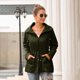 thumbnail image 5 of Chaqueta impermeable con capucha para mujer Anoraks, ligera y con capucha, cortavientos liso, para exteriores, impermeable, para mujer, 5 of 7