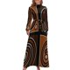 thumbnail image 2 of Vestido largo de inspiración artística aborigen vestidos para ocasiones oficiales vestidos de mujer, 2 of 5