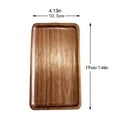 thumbnail image 3 of Koiauber Wood Serving Tray Cheese Board Charcuterie Board Coffee Trays Rectangular Round Platter, 3 of 8