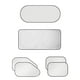 thumbnail image 5 of 6 uds sombra de privacidad Shamjiam bloqueador solar visera parasol plata para ventana de coche, 5 of 8