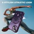 thumbnail image 6 of Magnetic Case for iPhone 15 Plus Case [Compatible with MagSafe] Full Camera Protection Clear Plating Luxury Cover for Women Men Soft TPU Bumper Drop Protective Phone Case (6.7"),Deep Purple, 6 of 12