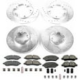 thumbnail image 3 of PowerStop Front and Rear Z23 Evolution Sport Carbon-Fiber Ceramic Brake Pad and Drilled & Slotted Rotor Kit Fits: FORD Select Models K7235, 3 of 10