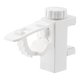 thumbnail image 1 of 2 ganchos de clip Ganchos de plástico para colgar Abrazadera de plástico Gancho fijo de plástico Ganchos adhesivos sin costura Clip para colgar Colgador de varilla para colgar Blanco Clip de cone, 1 of 4