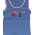thumbnail image 2 of Peace, Love, Moose Junior Women's Graphic Print Tank Top/Shorts Pajama Set Size XL, 2 of 3
