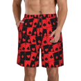 thumbnail image 1 of Balery Playing Cards Traje de Baño Estilo Hawaiano para Hombre, Shorts de Secado Rápido con Bolsillos-X-Large, 1 of 6