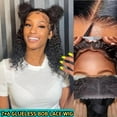 thumbnail image 4 of Short Bob Glueless Wigs Brazilian Human Hair 7x6 Loose Deep Wave Lace Wig, 4 of 7