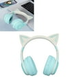 thumbnail image 4 of Auriculares LED Con Oreja De Gato Para Juegos Con Micrófono, 7 Colores, Auriculares Inalámbricos Plegables Para Adultos Y Adolescentes, Sonido Estéreo, Carga Rápida, Y Cable, 4 of 7
