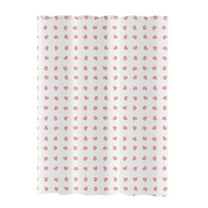 JeashCHAT Valentine's Day Shower Curtain, Valentines Theme Heart Shower Curtain for Bathroom, Waterproof Fabric Cloth Shower Curtain, Wedding Anniversary Bathroom Bathtub Decor, 70.87" x 35.43"