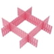 thumbnail image 5 of Organizador de cajones, 4 piezas de bricolaje, divisores de cajones de plástico, divisores de cajones de diseño elevado, 5 of 7