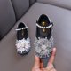 thumbnail image 5 of Niñas de Cuero Patente Mary Jane Zapatos de Verano Casual Strass Perla Rendimiento Zapatos de Baile para Niñas Lentejuelas Sandalias Princesa, 5 of 8