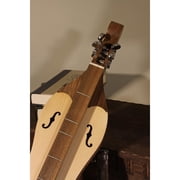 Roosebeck Grace Mountain Dulcimer 4-String Vaulted Fretboard Spruce F-Holes - Walnut
