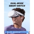 thumbnail image 3 of ONIKUMA GAMING T27 2.4G Wireless Gaming Earbuds with ENC Mic, Low Latency PS5 Headset for PC, VR, Switch, Steam Deck, 3 of 7