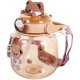 thumbnail image 5 of Aesthetic Water Bottle Cartoon Bear Water Bottle 1310ml Round Lightweight Summer 1Pcs, 5 of 5