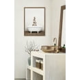 thumbnail image 5 of Kate and Laurel Sylvie Stacked Owls in Rustic Bath Framed Canvas Wall Art by Amy Peterson Art Studio, 18x24 Gold, Modern Fun Decorative Bathtub Wall Art for Home Décor, 5 of 6