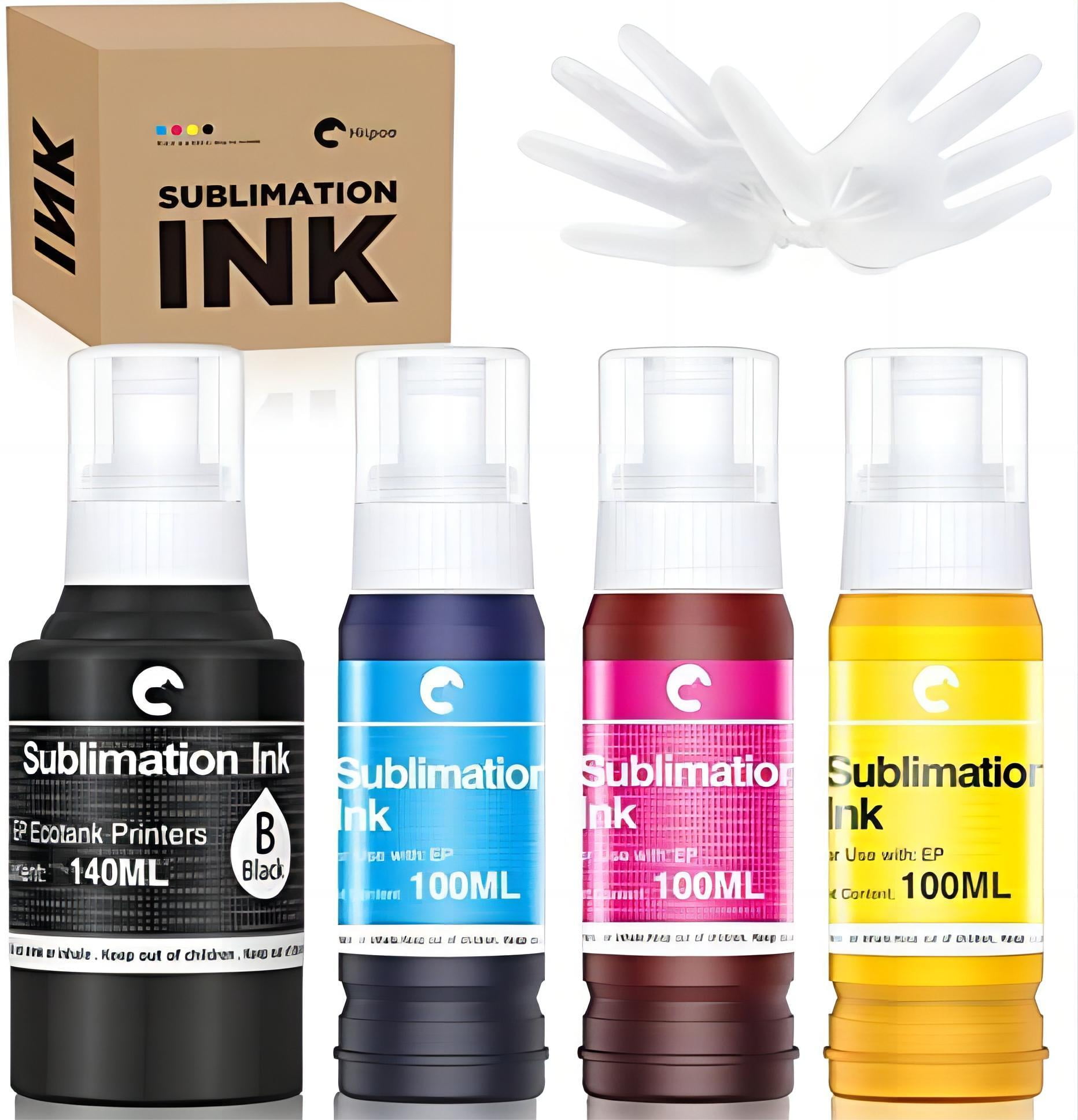 Hiipoo 440ml Sublimation Ink Fit For Ecotank Supertank Inkjet Printers Et2400 Et 2720 Et 2760 Et 8833