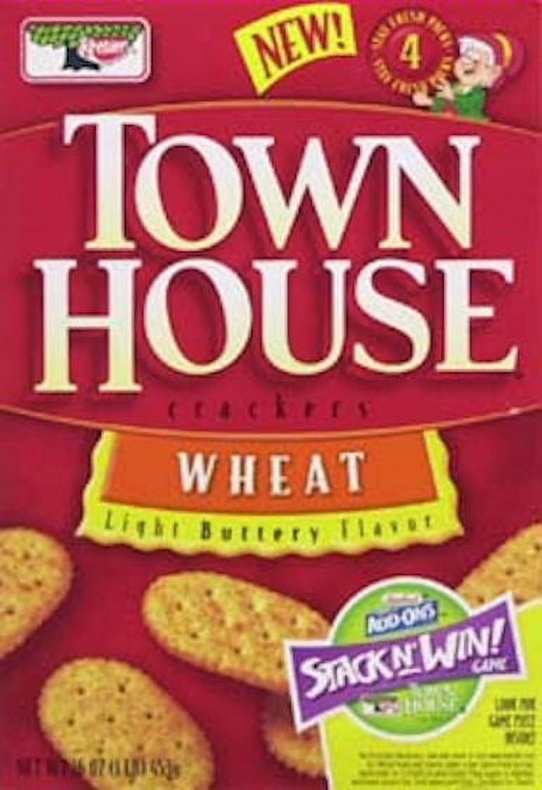 Keebler Town House Light Buttery Wheat Crackers, 15.1 oz