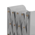thumbnail image 2 of Bookends Retractable Flexible Large Size Without Sticker Metal Material Office Book Support for Desk Gray, 2 of 5