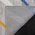 thumbnail image 6 of SAFAVIEH Odyssey Dymphna Modern Area Rug, Grey/Blue Gold, 6'7" x 6'7" Square, 6 of 8