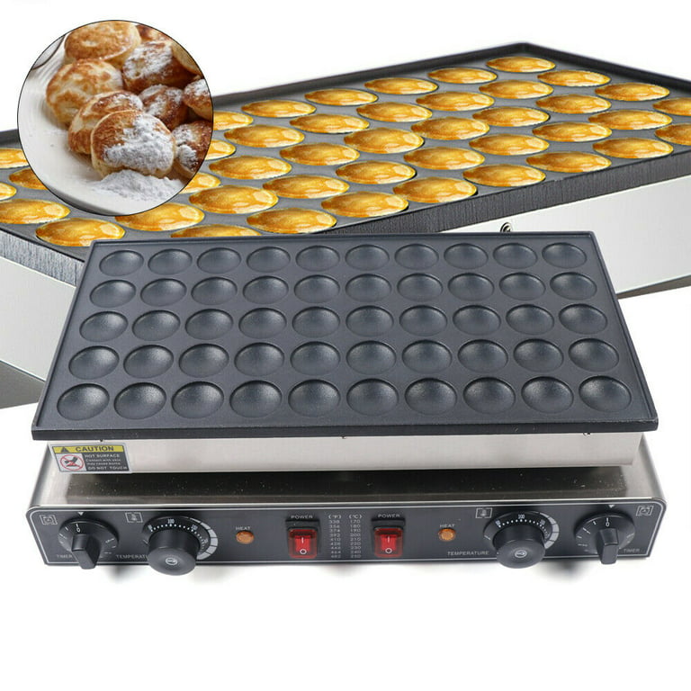 9-Hole Dutch Pancake Bake Machine Commercial Electric Waffle Maker