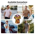 thumbnail image 6 of Lsque Scooby-Doo Pattern Golf Shirts for Men Dry Fit Print Moisture Wicking Performance Short Sleeve Polo Shirt-4X-Large, 6 of 7
