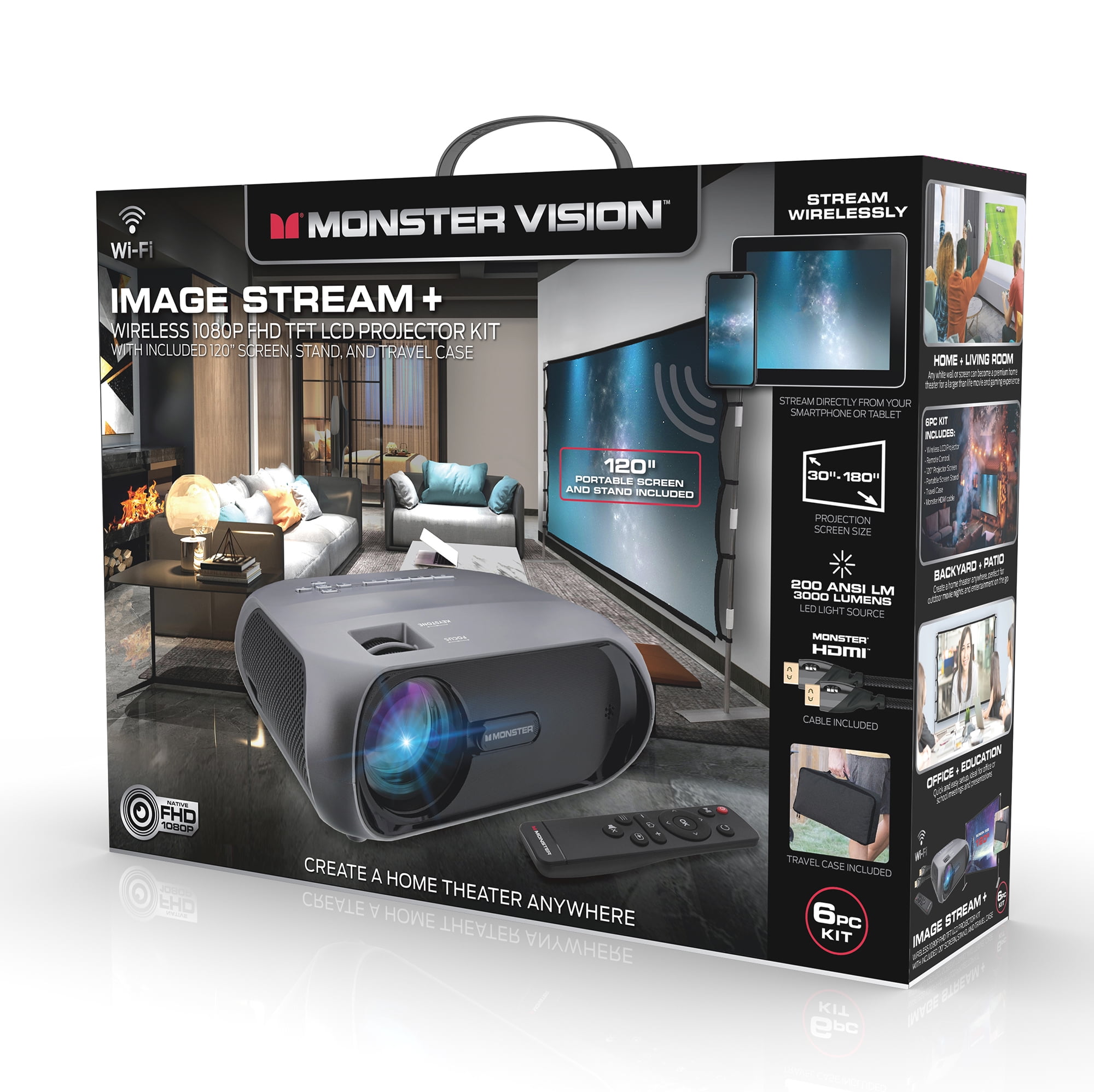 Mini projecteur Ultra HD Visionyx™
