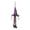 Purple, variant on YIMWNYI Halloween Ghost Hanging Decoration with Light, Halloween Doll Ornament, Creepy Halloween Party Decor, LED Hanging Pendant for Outdoor Indoor Decoration