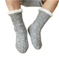 thumbnail image 1 of CHOK Chaussettes pour Hommes avec Poignées Non Slip Doux Molletonnée Confortable Doublé Chaussettes pour Hiver Froid, 1 of 6