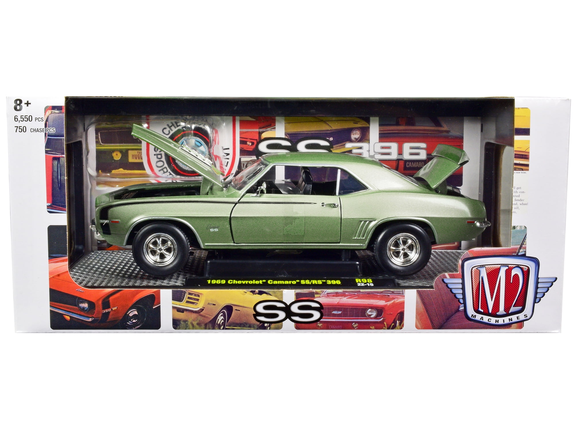 1969 Chevrolet Camaro SS/RS 396 Frost Green Metallic with