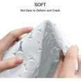 thumbnail image 3 of Non-slip Shower Mat, Non-slip Rectangular Pebble Shower Mat, Non-slip Mat With Suction Cup, Anti-fungal Bathtub Or Shower Mat (white), 3 of 5