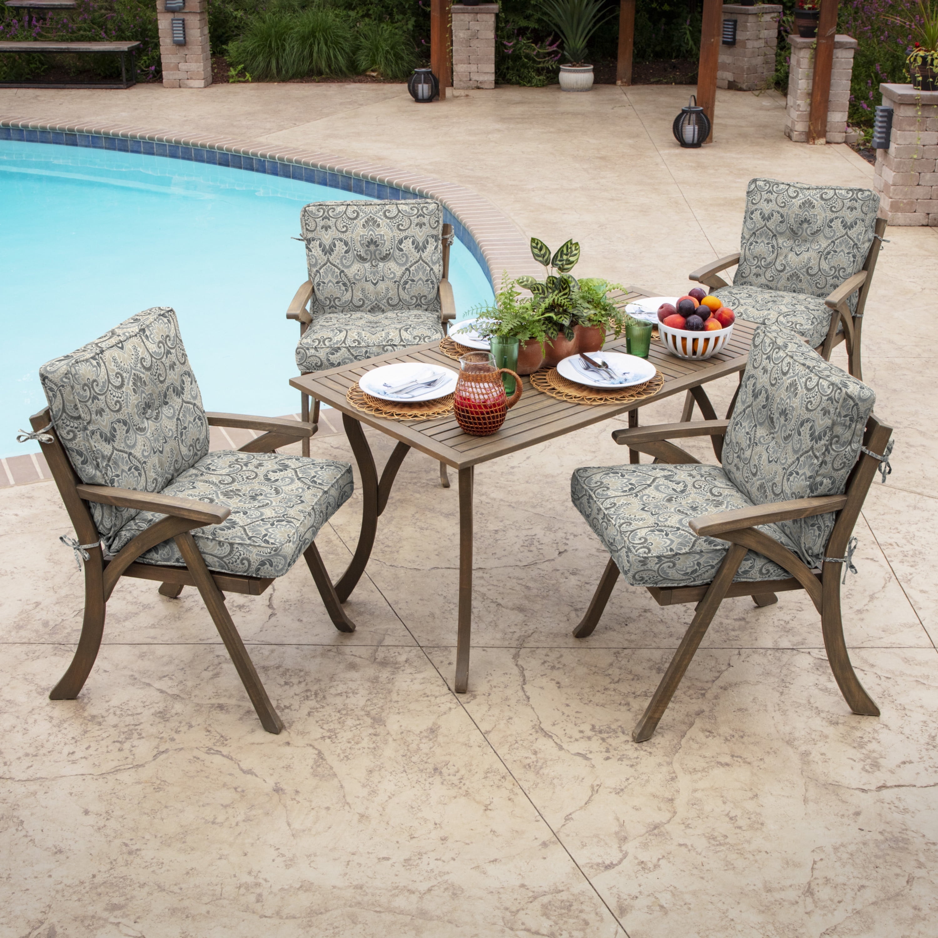 Arden Selections Outdoor Plush Classic Tufted Blowfill Dining