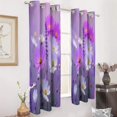 thumbnail image 3 of Colorful Cosmos Flowers in Bloom 2 Panels Blackout Curtains for Bedroom Living Room Drapes Kitchen Room Window Blackout Curtain Grommet, 3 of 6