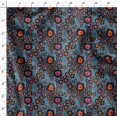 thumbnail image 4 of Soimoi Blue polyester Crepe Fabric Wild Animal Skin Decor Fabric Printed BTY 52 Inch Wide, 4 of 6