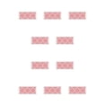 thumbnail image 3 of Billuyoard Birthday Cake Edge Decoration Hollow Fondant Cupcake Pastry Stencil Icing Border Template Cookie DIY Plastic Decorating Mould JY-6151 10piezas, 3 of 6