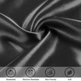 thumbnail image 3 of Unique Bargains Smooth Satin Body Pillow Cover Case, 20" x 54" Black, 3 of 8