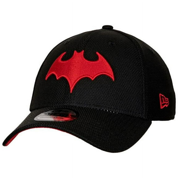 Batman Battle for The Cowl Symbol 39Thirty Fitted Hat-Small/Medium