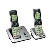 VTech DECT 6.0 2-Handset هاتف لاسلكي قابل للتوسيع مع معرف المتصل , VTCS6619-2