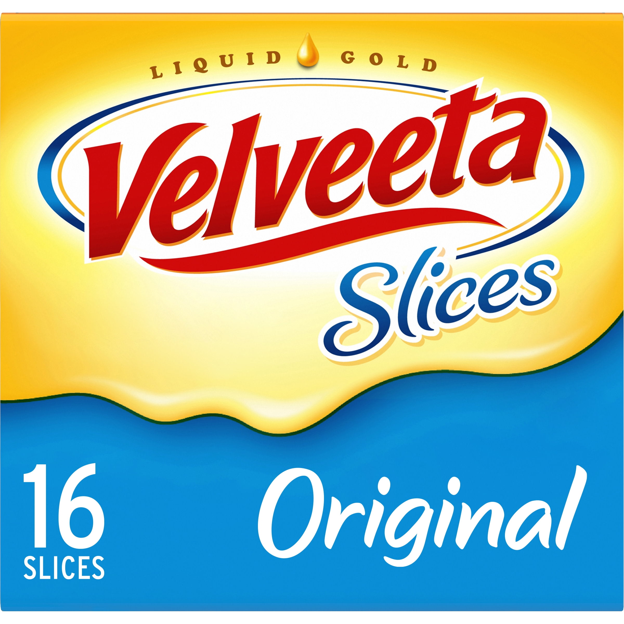 Velveeta Slices Original Cheese, 16 ct Pack