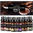 Fragrance Oils Spice Set of 6 Scented for Candle Soap Making Bath Bombs